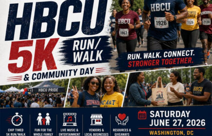 13th Annual HBCU 5K Run/Walk and Community Day flyer 13th Annual HBCU 5K Run/Walk and Community Day flyer